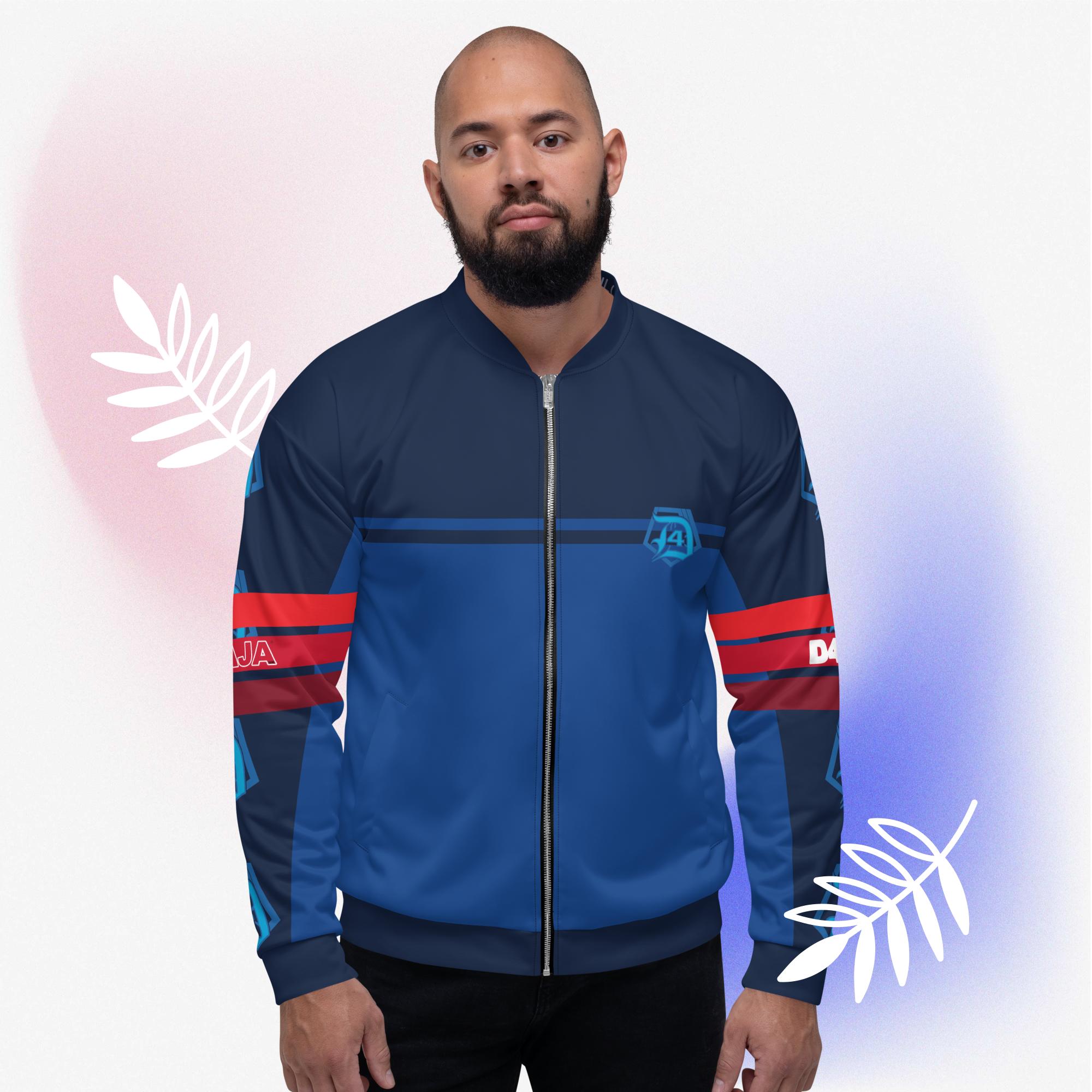 Midnight Blue Bomber Jacket