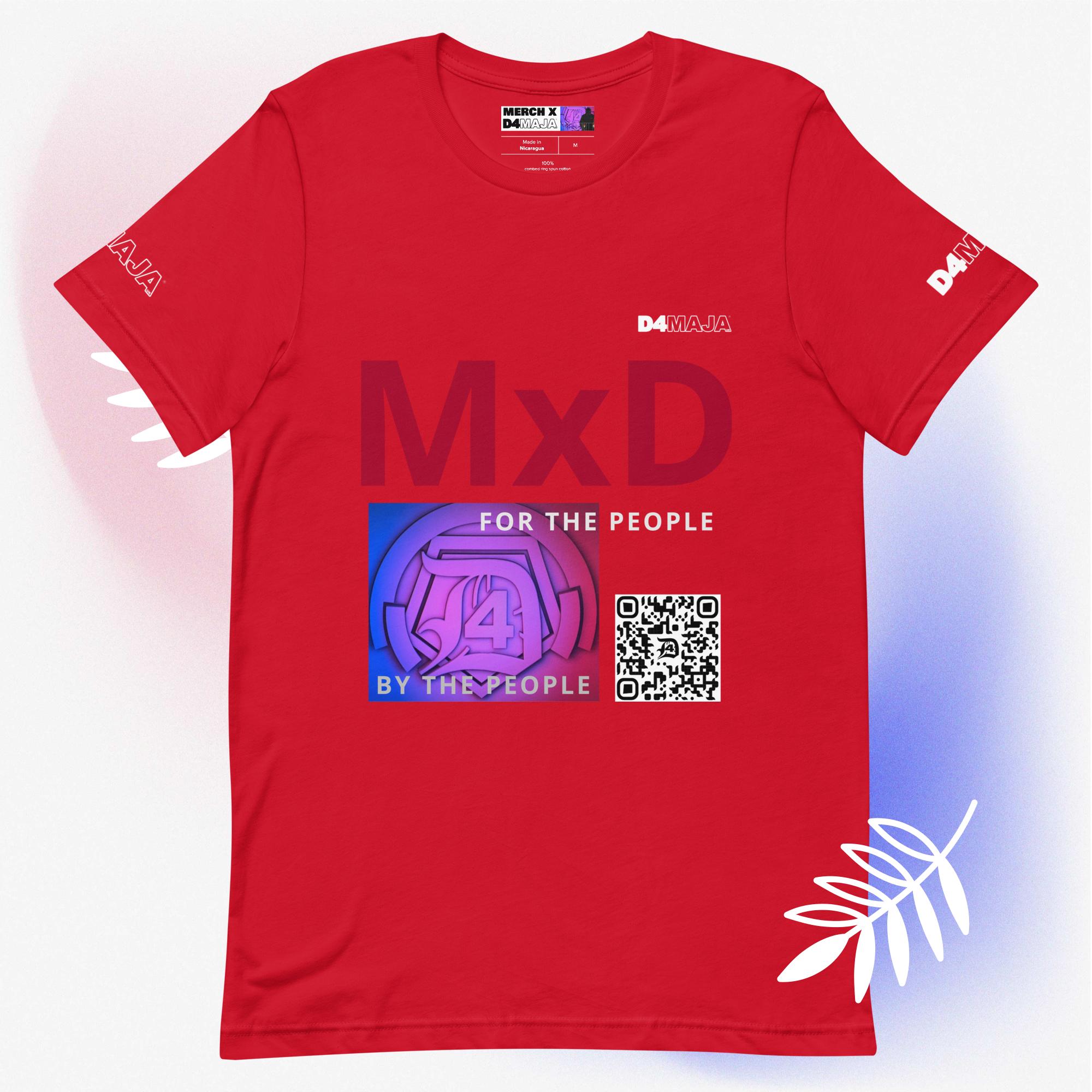 MxD For The People logo styled t-shirt