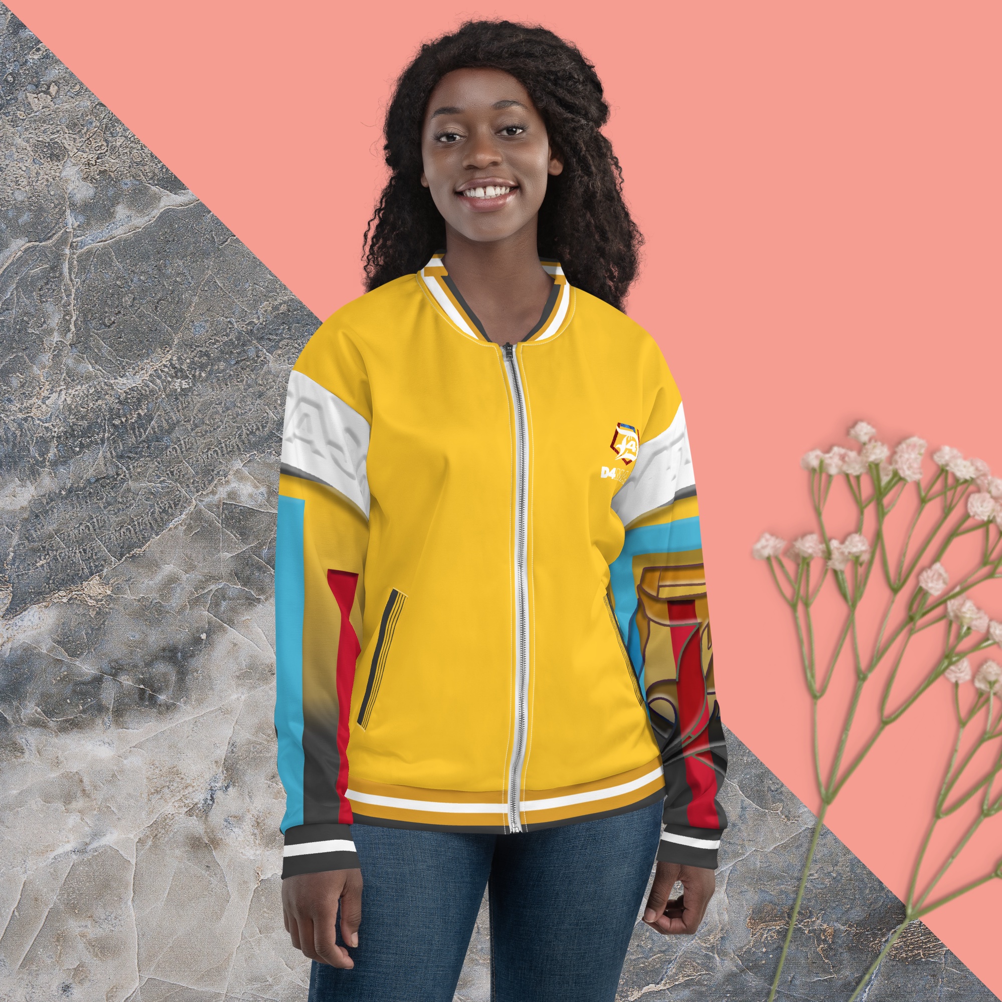 Sunshine Yellow Bomber Jacket